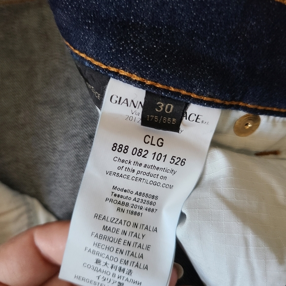 VERSACE JEANS WOMENS SIZE 30 - Picture 4 of 4